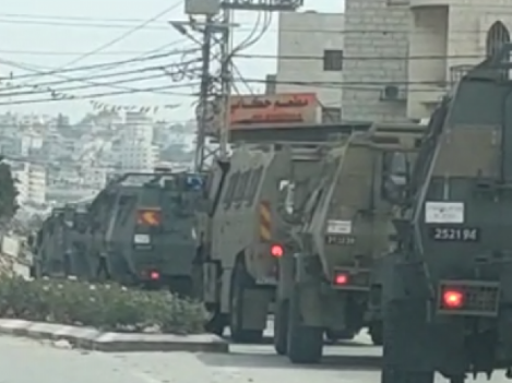 الاحتلال يقتحم شارع فرعون في طولكرم